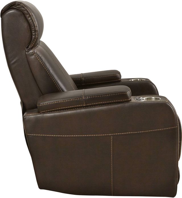 Signature Design by Ashley® Screen Time Walnut Power Recliner-4