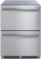 Sapphire Series 3 24" Panel Ready/Stainless Steel Refrigerator Drawers-0