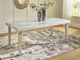 Signature Design by Ashley® Larawyn Gray Dining Table with Bisque Base-1