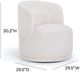 TOV Furniture Massa Beige Swivel Accent Chair-2