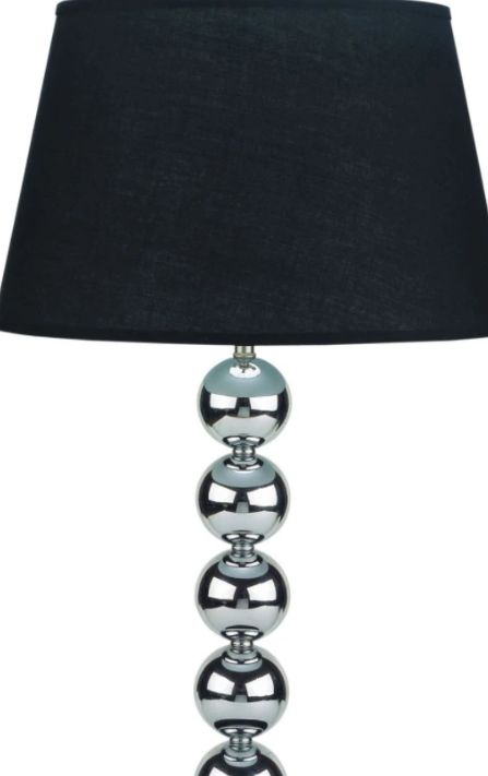 Furniture of America® Opal Silver Table Lamp-1