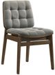 Coaster® Hamlyn 5-Piece Gray/Walnut Round Dining Table Set-5