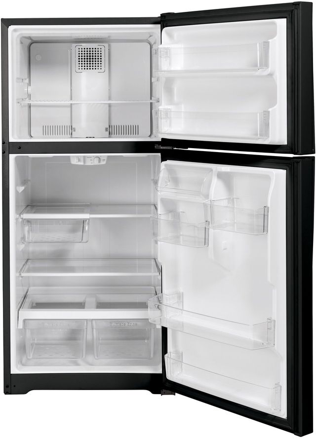 GE® 19.1 Cu. Ft. Black Top Freezer Refrigerator-1