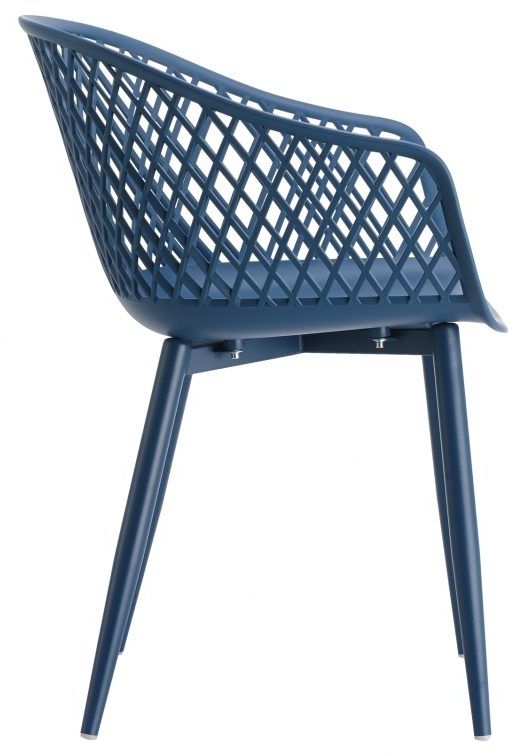 Moe's Home Collection Piazza Blue-M2 Outdoor Chair-1