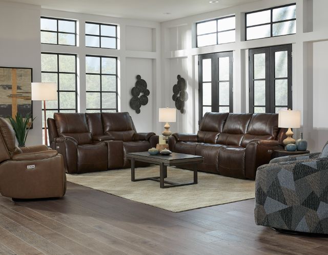 Southern Motion™ Customizable Westchester Double Manual  Reclining Loveseat-1