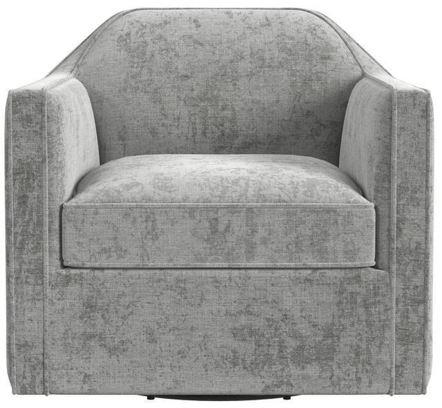 Elements International Hamlin Cement Swivel Chair-3