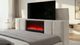 Global Furniture USA Serenity Cream King Upholstered Media Bed-2