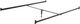 Malouf® Structures® Queen Hook-in Bed Rails with Center Bar-0