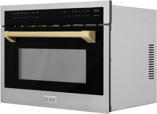 ZLINE Autograph Edition 24" 1.6 Cu. Ft. Stainless Steel Electric Speed Oven-2