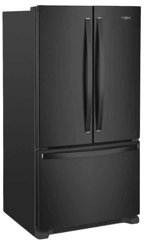 Whirlpool® 36" 20.0 Cu. Ft. Black Counter Depth French Door Refrigerator-2