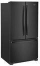 Whirlpool® 36 in. 20.0 Cu. Ft. Black Counter Depth French Door Refrigerator-1