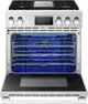 SKS 36" Stainless Steel Pro Style Natural Gas Range-1