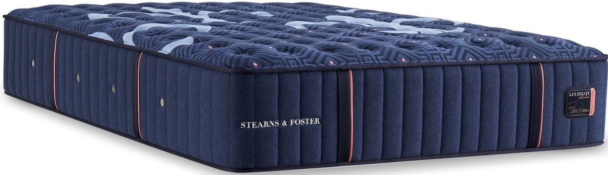 Stearns Foster Lux Estate Wrapped Coil Medium Tight Top California King Mattress Mattresses Adjustable Beds in Conway SC