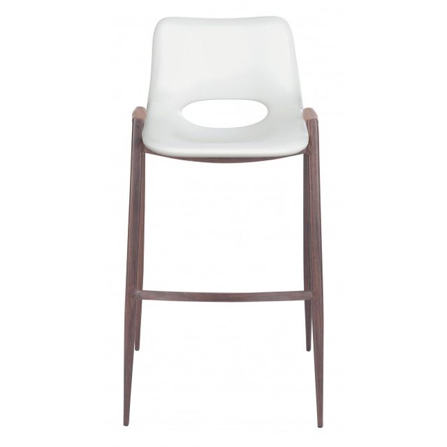 Zuo® Modern Desi White Counter Chair-2