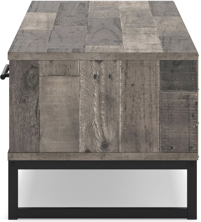 Signature Design by Ashley® Neilsville Multi-Gray Bench with Coat Rack-4
