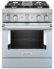 KitchenAid® 30" Misty Blue Pro Style Dual Fuel Range-0