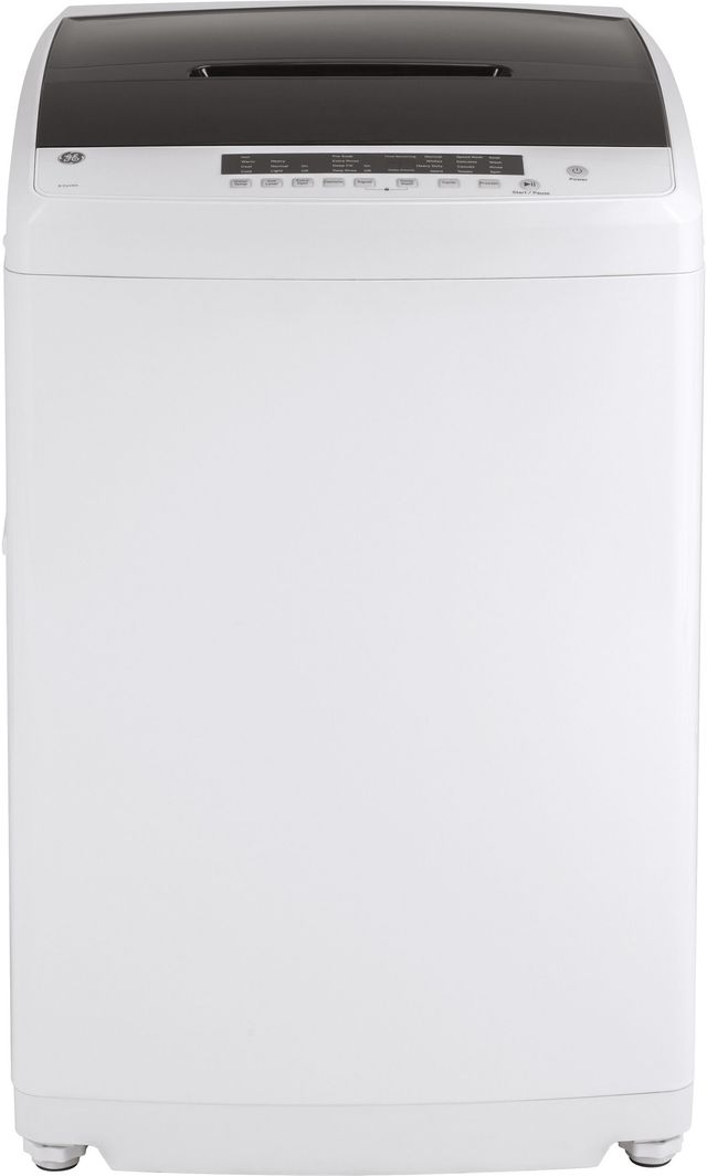 GE® White Top Load Washer & Electric Dryer Laundry Pair-2