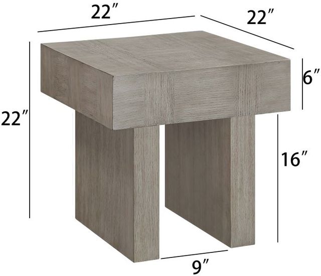 Crown Mark Crawley Brown End Table-2