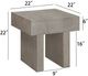 Crown Mark Crawley Brown End Table-2