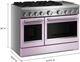 KitchenAid® 48" Wildflower Pro Style Dual Fuel Range with Chrome Electric Griddle-1