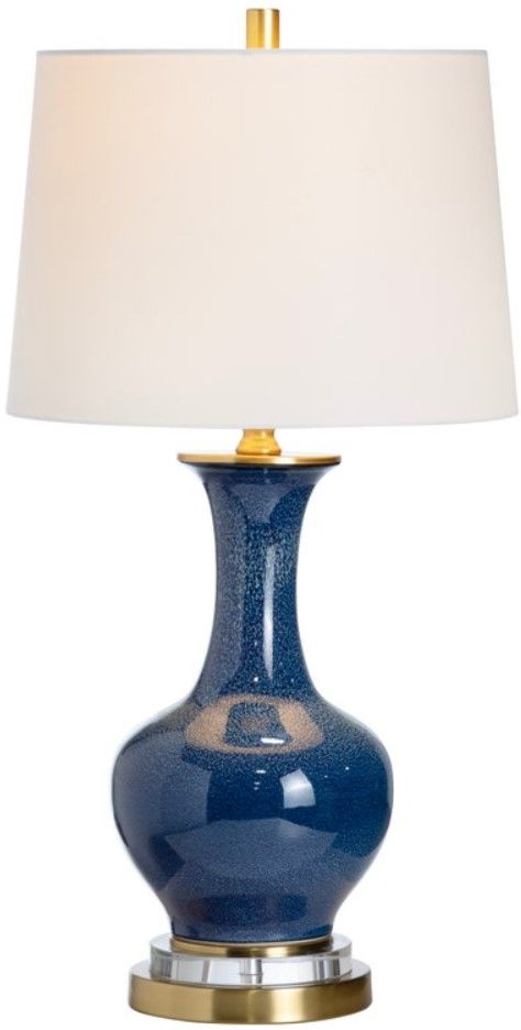 Crestview Collection Delaney Blue Table Lamp-4