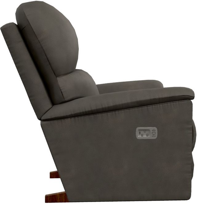La-Z-Boy® Brooks Slate Power Rocking Recliner with Headrest-2