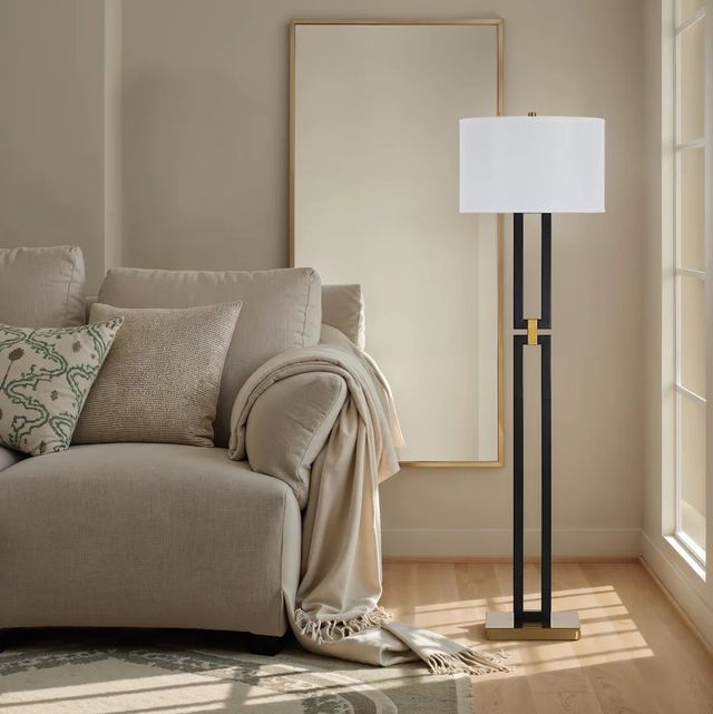 Renwil® Everren Theo Black Floor Lamp-1