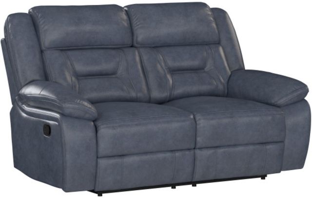 Emerald Home Declan Blue Manual Reclining Loveseat-0