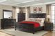 Elements International Morrison Dark Wood King Bed-2