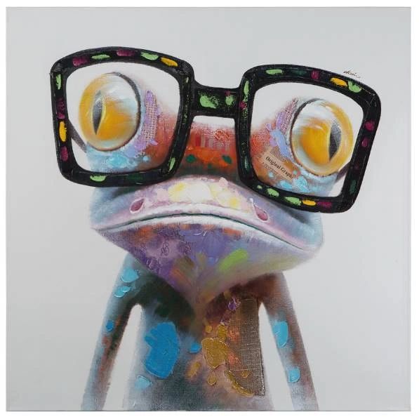 YHD Hipster Froggy II Wall Art-0