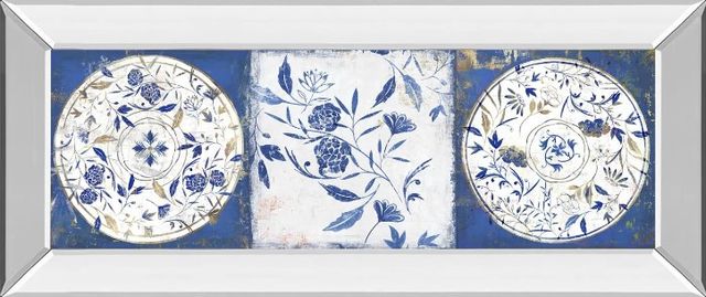 Classy Art Indgio Ceramics II by Isabelle Z Wall Art-0