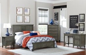 Mazin Furniture Garcia Gray Twin Bed-3