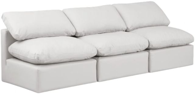 Meridian Furniture Indulge 3-Piece Cream Sofa-0