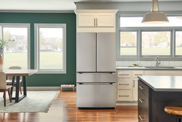 LG 36 in. 25.5 Cu. Ft. PrintProof Stainless Steel Counter Depth French Door Refrigerator