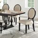 Winners Only® Torrance Ebony/White Dining Side Chair-3