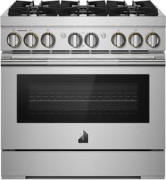 JennAir® RISE™ 36" Stainless Steel Pro Style Dual Fuel Natural Gas Range