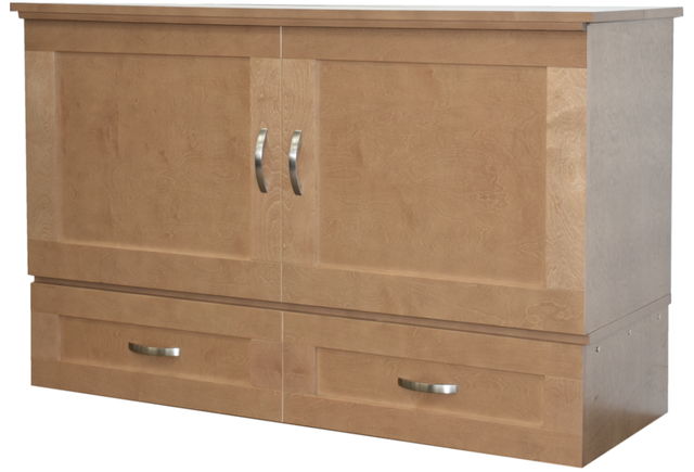 CabinetBed™ Country Deluxe Folding Queen Bed-1
