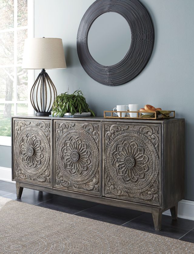 Signature Design by Ashley® Fair Ridge Dark Brown Cabinet-3