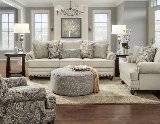 Fusion Furniture Carys Doe Loveseat-1