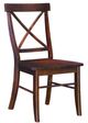 John Thomas Furniture® Dining Essentials Espresso X-Back Side Chair-0