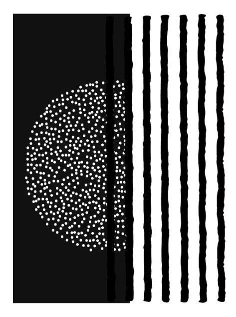 Classy Art Chasing Dots by Yvonne Coleman Burney Wall Art-0