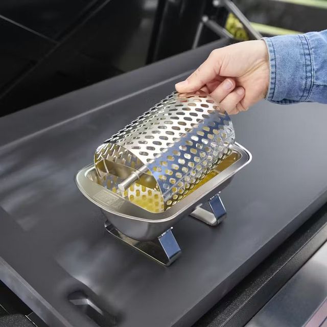 Weber® Stainless Steel Griddle Butter Roller-1