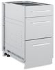 Broil King® Stainless Steel 3-Drawer Cabinet-1