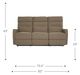 La-Z-Boy® Lennon Linen Power Wall Reclining Sofa with Headrest and Lumbar-5