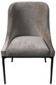 Nest Home Collections Freya Black/Boston Taupe Dining Chair-1