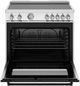 Bertazzoni Master Series 36" Fingerprint Resistant Stainless Steel Pro Style Induction Range-1
