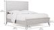 A.R.T. Furniture® Mezzanine Dove Gray Queen Panel Bed-2