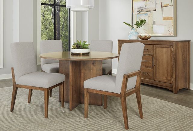 Artisan & Post by Vaughan-Bassett Crafted Cherry Dining by Ben & Erin Napier Medium Cherry 60" Round Table-1