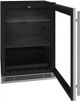 U-Line 1 Class 24" 5.7 Cu. Ft. Stainless Frame Beverage Center-1