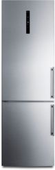 Summit® 10.6 Cu. Ft. Stainless Steel Counter Depth Bottom Freezer Refrigerator -0